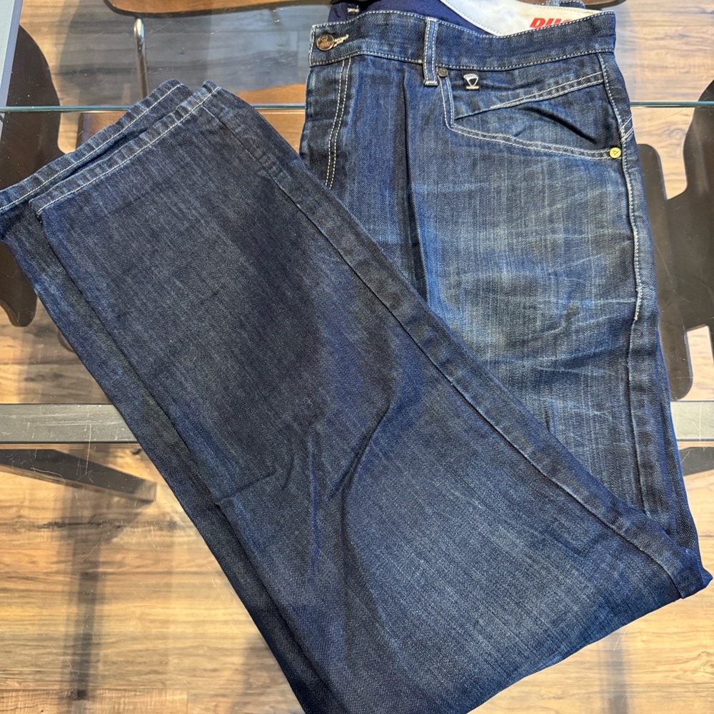 Classic Ducati Kevlar knee Straight-Leg Riding Jeans
